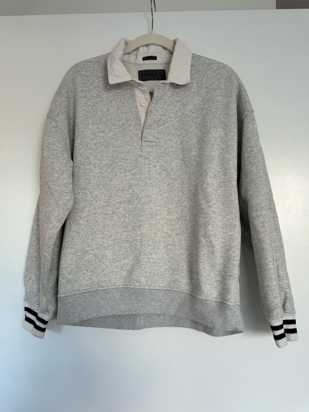 Abercrombie soft AF Essentials oversized rugby sweatshirt